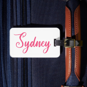 sydney        luggage tag