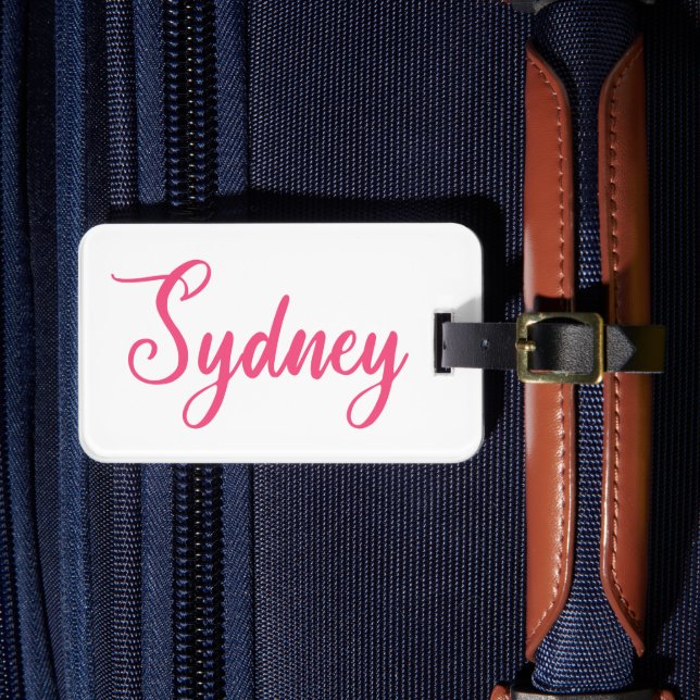 sydney        luggage tag (Front Insitu 4)
