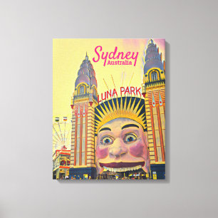 Sydney Luna Park fun fair travel print