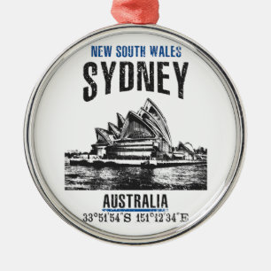 Sydney Metal Ornament