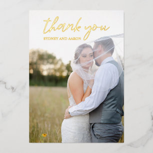 Sydney Modern Wedding Thank You Card