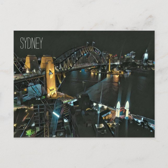 sydney nights postcard (Front)