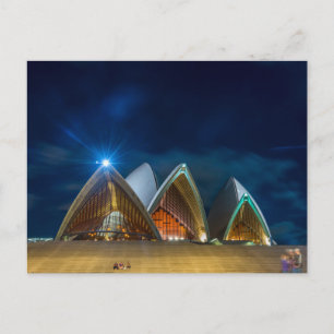 Sydney Opera at night Postcard