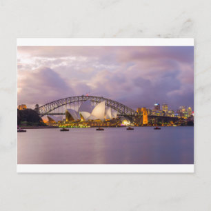 Sydney Opera at night Postcard