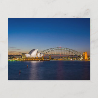 Sydney Opera at night Postcard