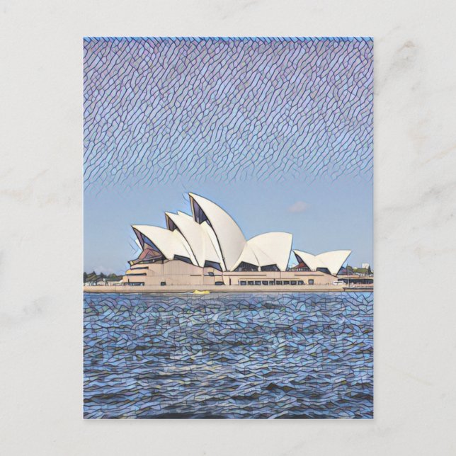 sydney opera glimmer postcard (Front)