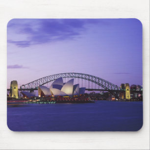 Sydney Opera House and Harbour, New South 2 Mouse Pad