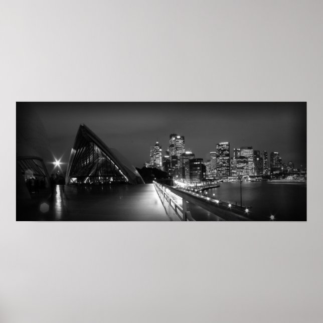 Sydney Opera House at Night Poster (Front)