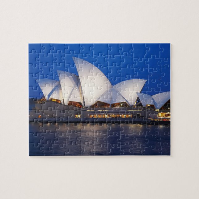 Sydney Opera House at Night, Sydney, New South Jigsaw Puzzle (Horizontal)