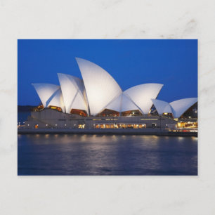 Sydney Opera House at Night, Sydney, New South Postcard