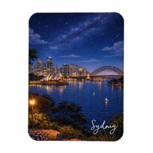 Sydney Opera House Australia at night Magnet