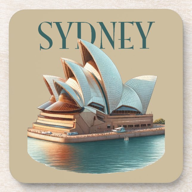 Sydney Opera House Australia Coaster (Front)