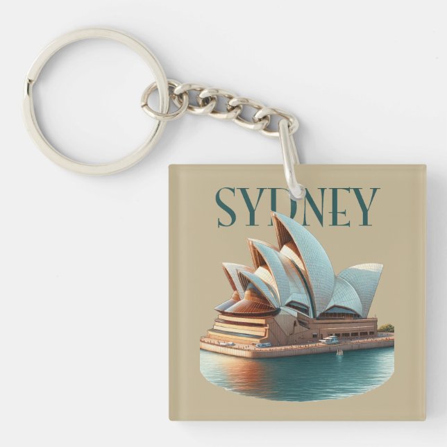 Sydney Opera House Australia Key Ring (Front)