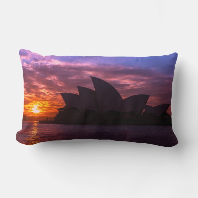 SYDNEY - OPERA HOUSE - AUSTRALIA LUMBAR CUSHION (Front)