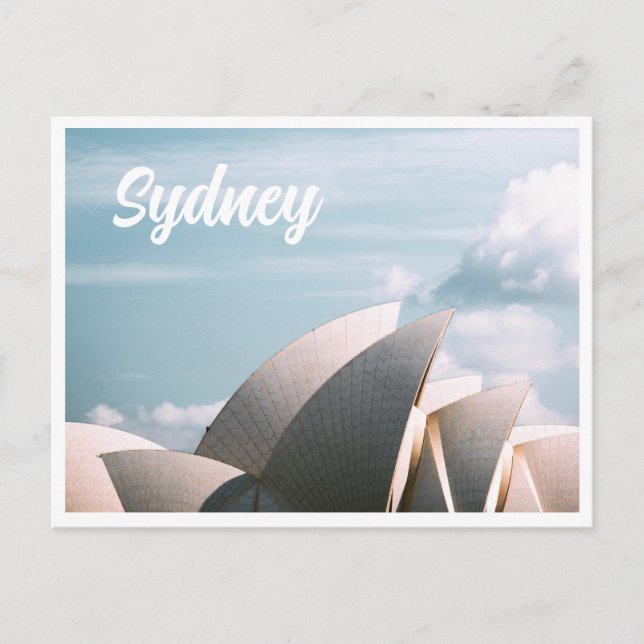 Sydney Opera House Australia Photo Postcard (Front)