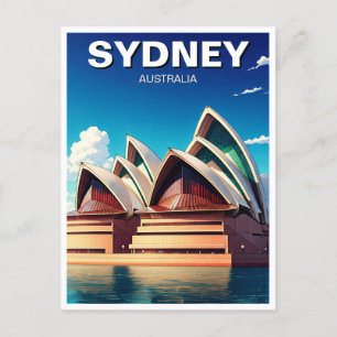 Sydney Opera House Australia Postcard