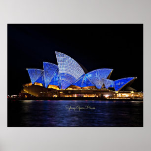 Sydney Opera House, Australia Poster