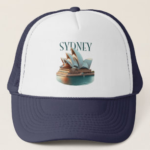 Sydney Opera House Australia Trucker Hat