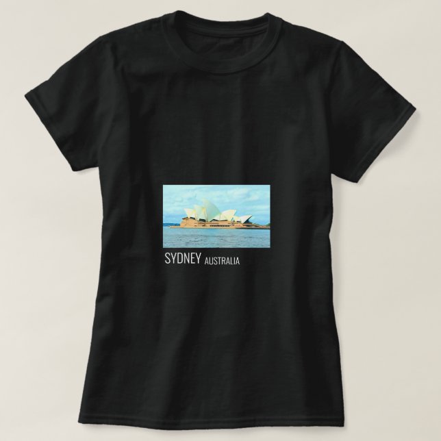 Sydney Opera House Australian travel T-Shirt (Design Front)