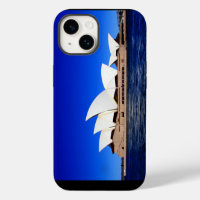sydney opera house blue