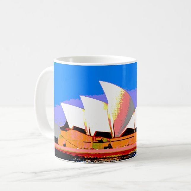 Sydney Opera House Coffee Mug (Front Left)