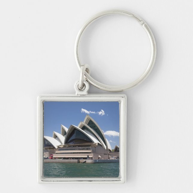 Sydney Opera House exterior, Sydney, New South Key Ring (Front)