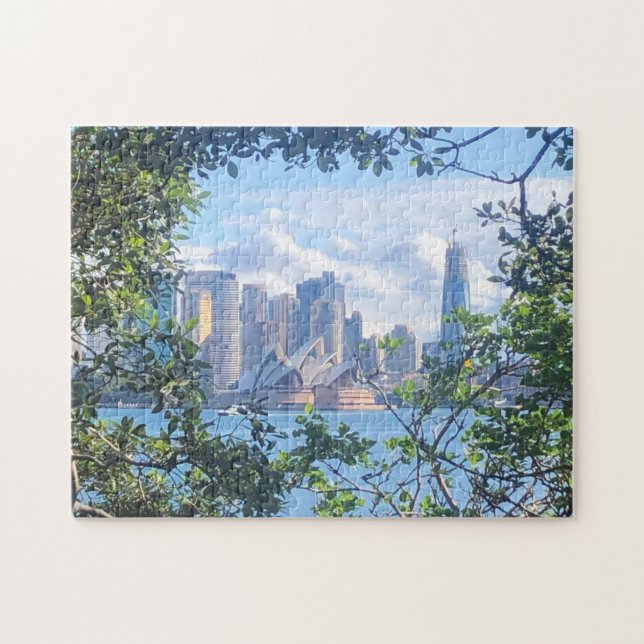 sydney opera house framed jigsaw puzzle (Horizontal)