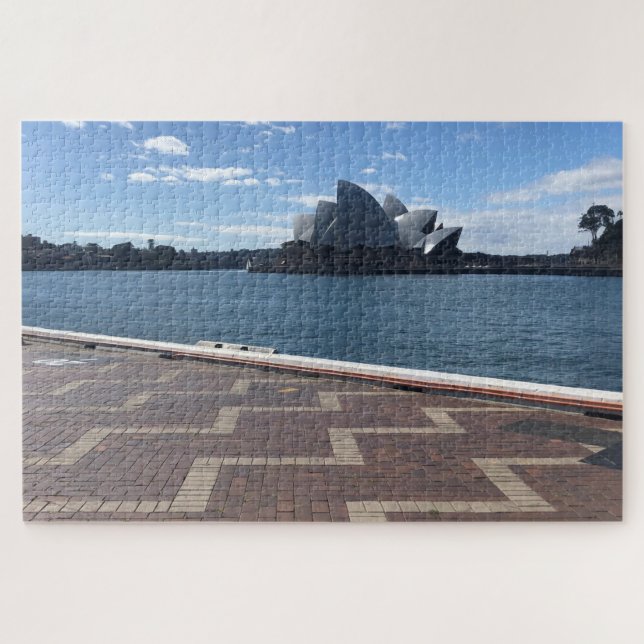sydney opera house geometry jigsaw puzzle (Horizontal)