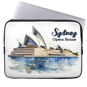  Sydney Opera House: Iconic Elegance by the Harbou Laptop Sleeve