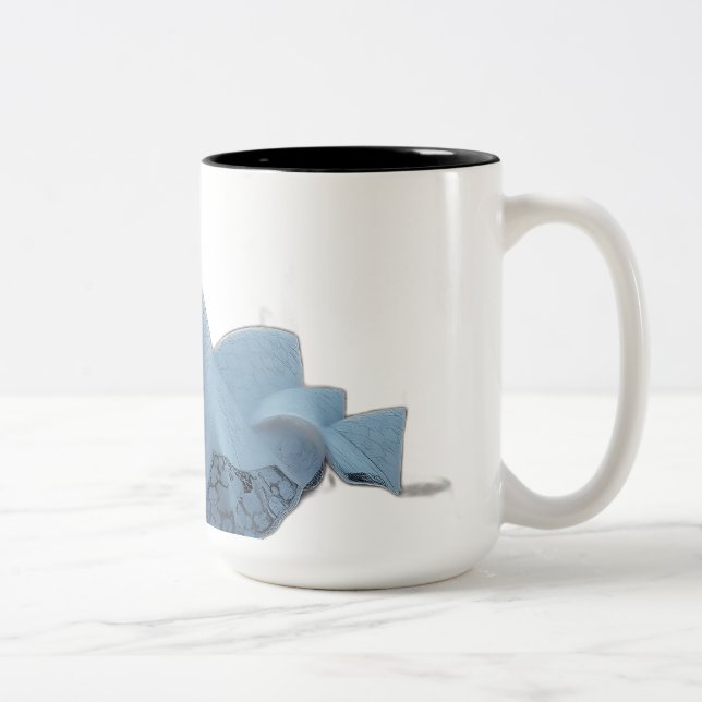 Sydney Opera House in Lace Patterns Two-Tone Coffee Mug (Right)