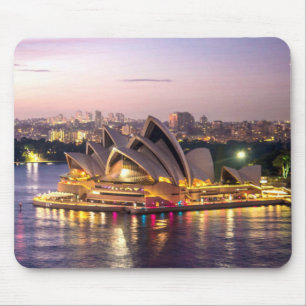 Sydney Opera House in the Evening Mouse Pad