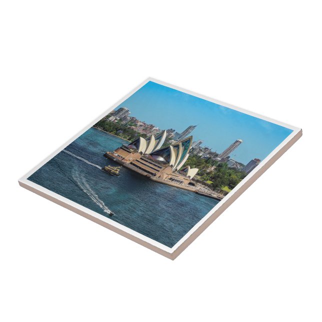 Sydney - OPERA HOUSE - panorama Ceramic Tile (Side)