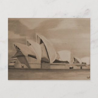 Sydney opera house postcard