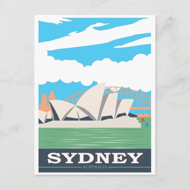 Sydney Opera House Postcard (Front)