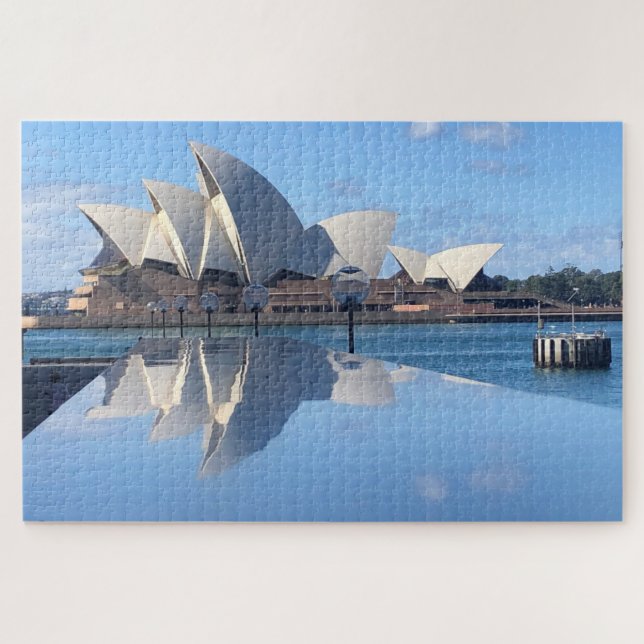 sydney opera house reflection jigsaw puzzle (Horizontal)