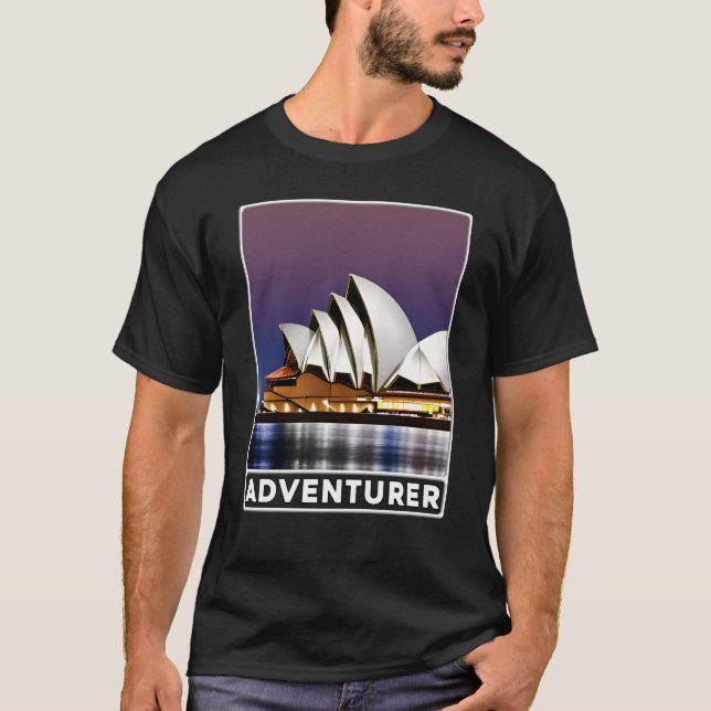 Sydney Opera House Sydney Australia Adventurer T-Shirt (Front)