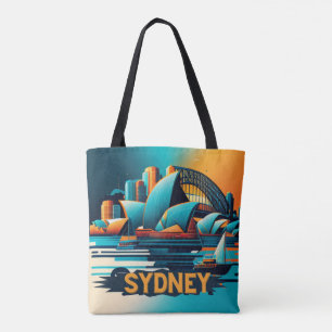 sydney opera house tote bag
