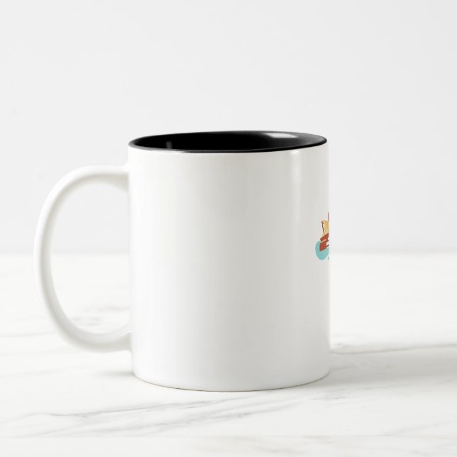 Sydney Opera House Two-Tone Coffee Mug (Left)