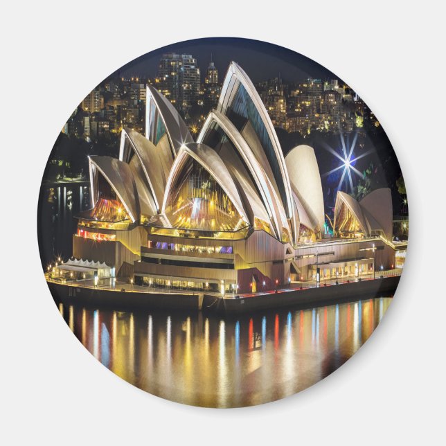 Sydney - OPERA HOUSE - view Magnet (Front)