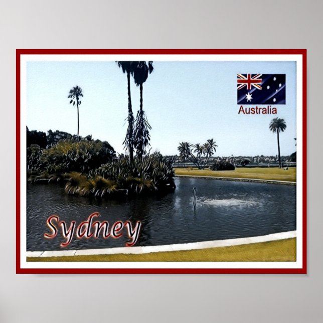 Sydney - Royal Botanic Gardens - Australia - Poste Poster (Front)