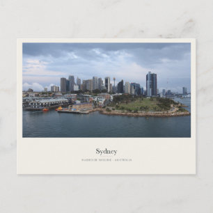 Sydney Skyline Above the Harbour Postcard