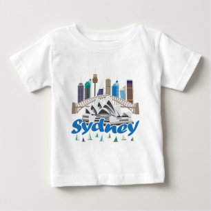 Sydney Skyline Baby T-Shirt