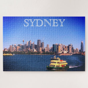 sydney skyline ferry jigsaw puzzle