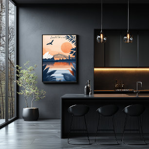 Sydney Sunset - Opera House and Harbour Bridge Poster