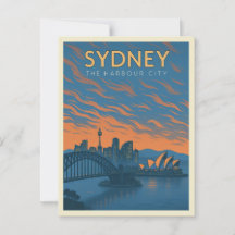 Sydney, The Harbour City Postcard