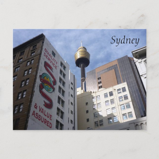sydney tower quality postcard (Front)