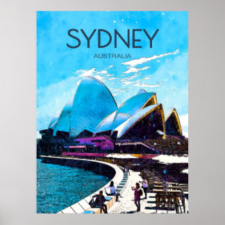 Sydney Travel Poster