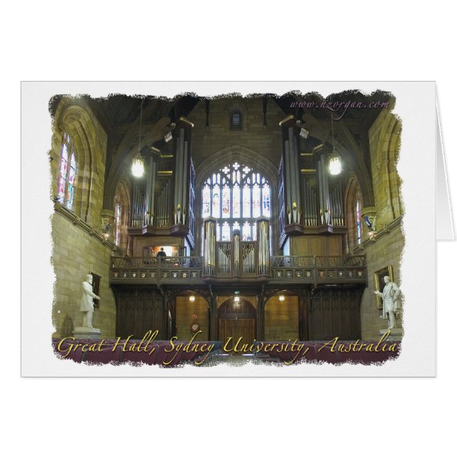 Sydney University pipe organ (Front Horizontal)