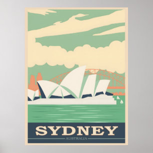 Sydney vintage poster