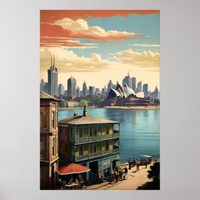 Sydney vintage poster (Front)